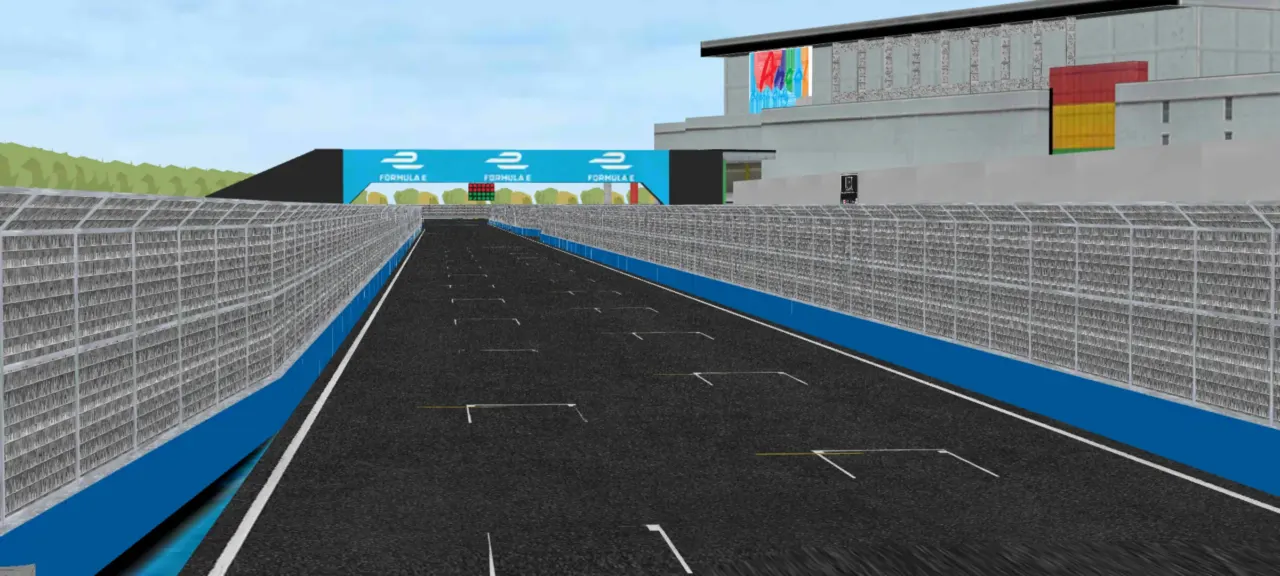 Jakarta International E-Prix Circuit map mod 0.3.6