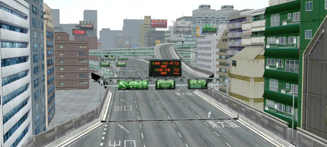Osaka Hanshin Expressway map mod 0.3.6