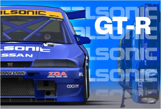 GT-R R33 JGTC Calsonic Racing Team