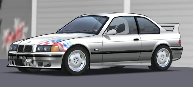 1995 BMW M3 Lightweight Livery