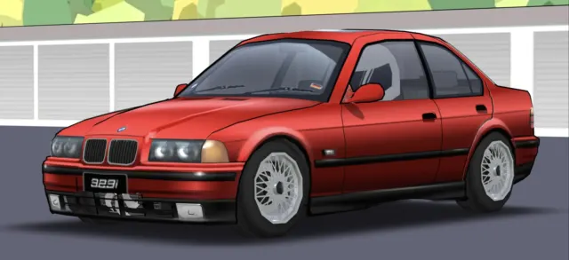 BMW 323i Sedan (E36) 1995 Livery
