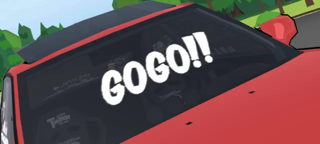 Car Make GOGO!! sticker