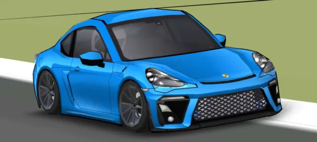 Porsche 718 Cayman GT4 Livery