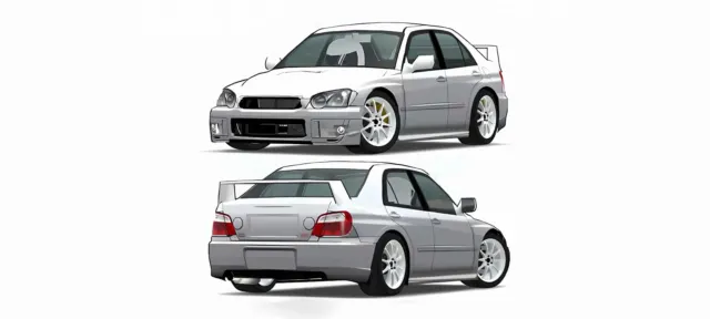 Subaru Impreza WRX STI GDB-C (Blobeye)