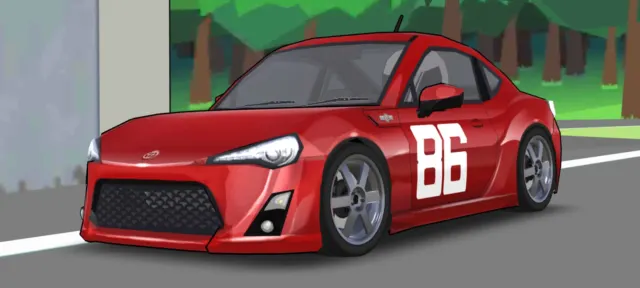 Kanata Livington’s GT86 from MF Ghost Livery