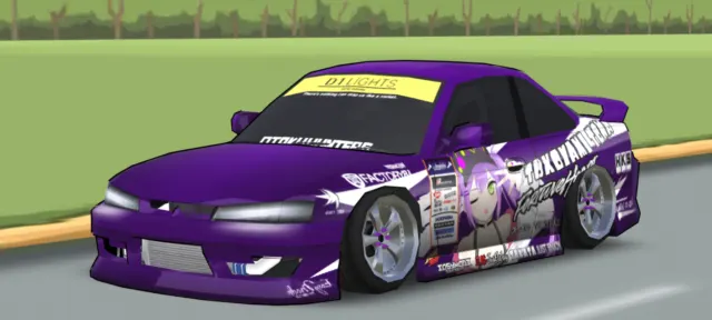Silvia S14 Itasha Tokoyami Towa