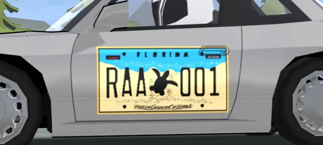 Florida license plate