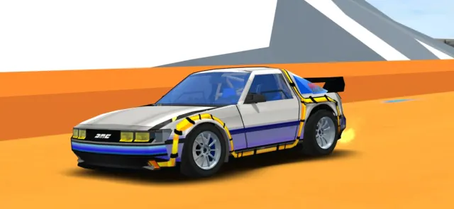 DeLorean Caricature – Back to the Future