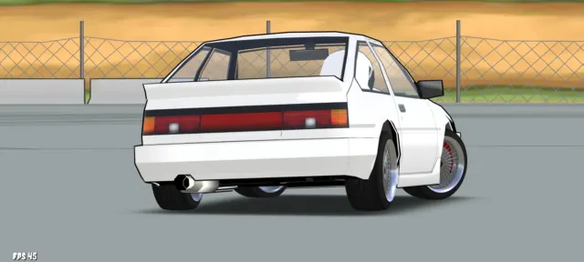 AE86 Heckblende/continuous taillights Livery
