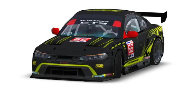Ford Mustang GT3 "Liquid carbon" special livery
