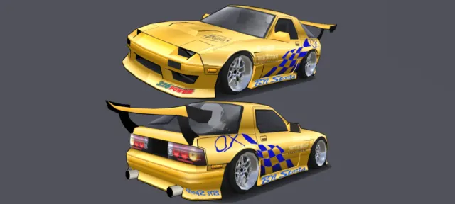 Mitsuru Haraguchi RX7 Livery