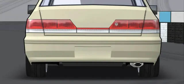 Toyota Mark II Stock Tail Lights Livery