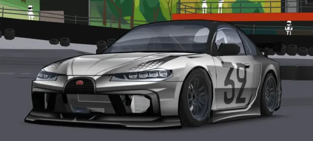 Bugatti Chiron Pur Sport Livery