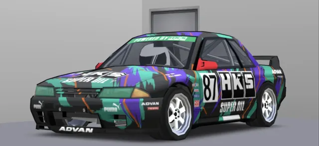 Nissan R32 JTCC – HKS Super Oil Livery