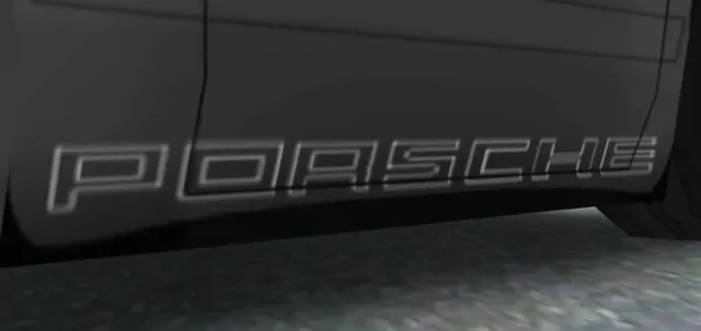 Vintage Porsche lettering