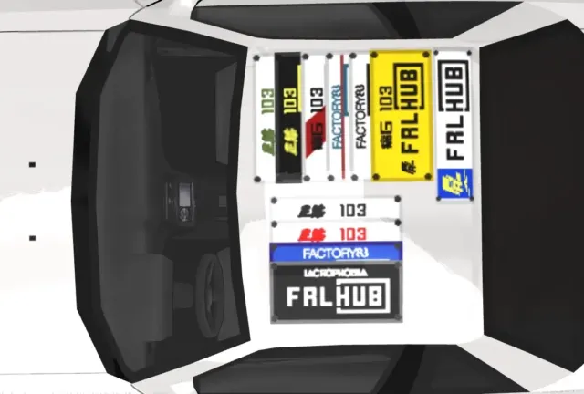 Very Simple License Plate Pack Livery