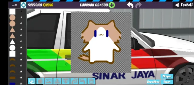 Chinese Scuba Cat Sticker