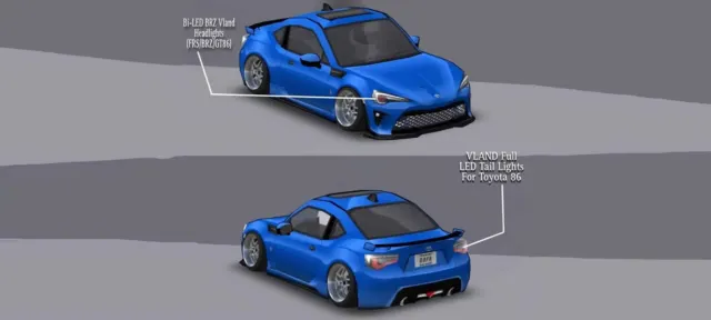 Toyota GT86 shading Livery