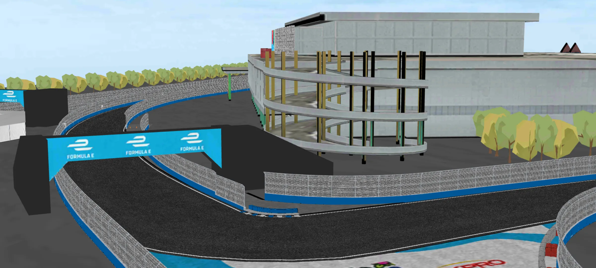 Jakarta International E-Prix Circuit map mod 0.3.6 - screenshot 2