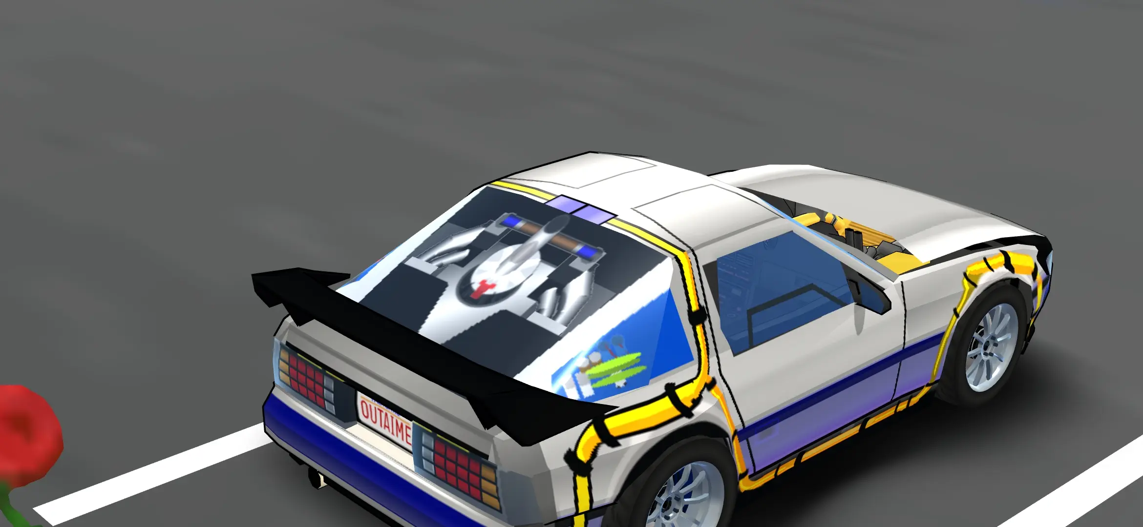 DeLorean Caricature – Back to the Future - screenshot 4