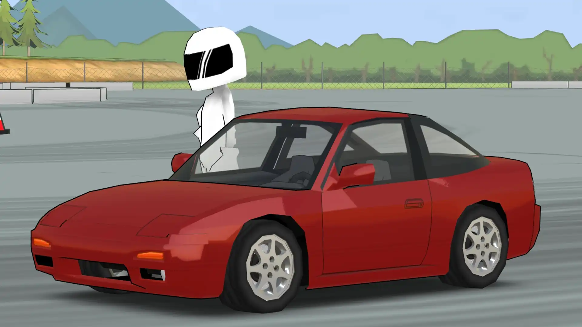 FR Legends 180SX in-game