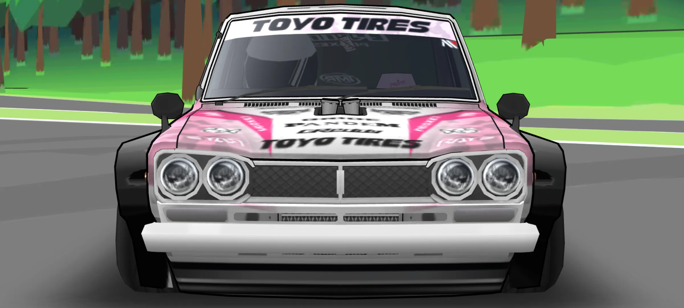 Toyotires Pink Hakosuka Livery - screenshot 2