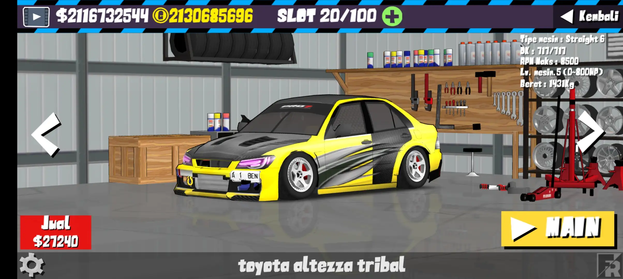 e.g. My altezza