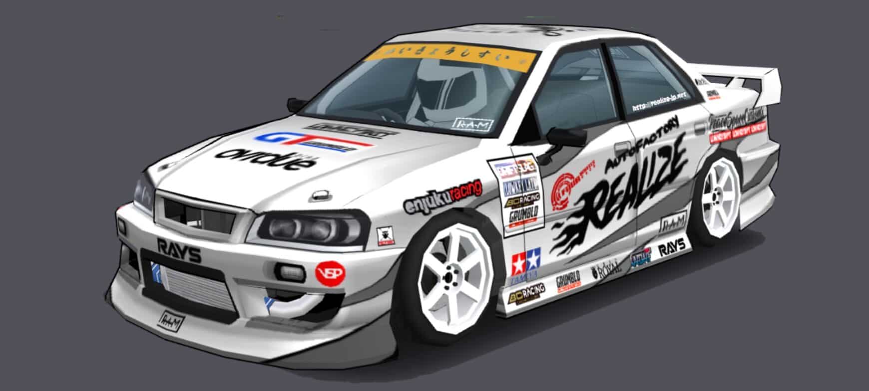 Nissan ER34 Drift Livery