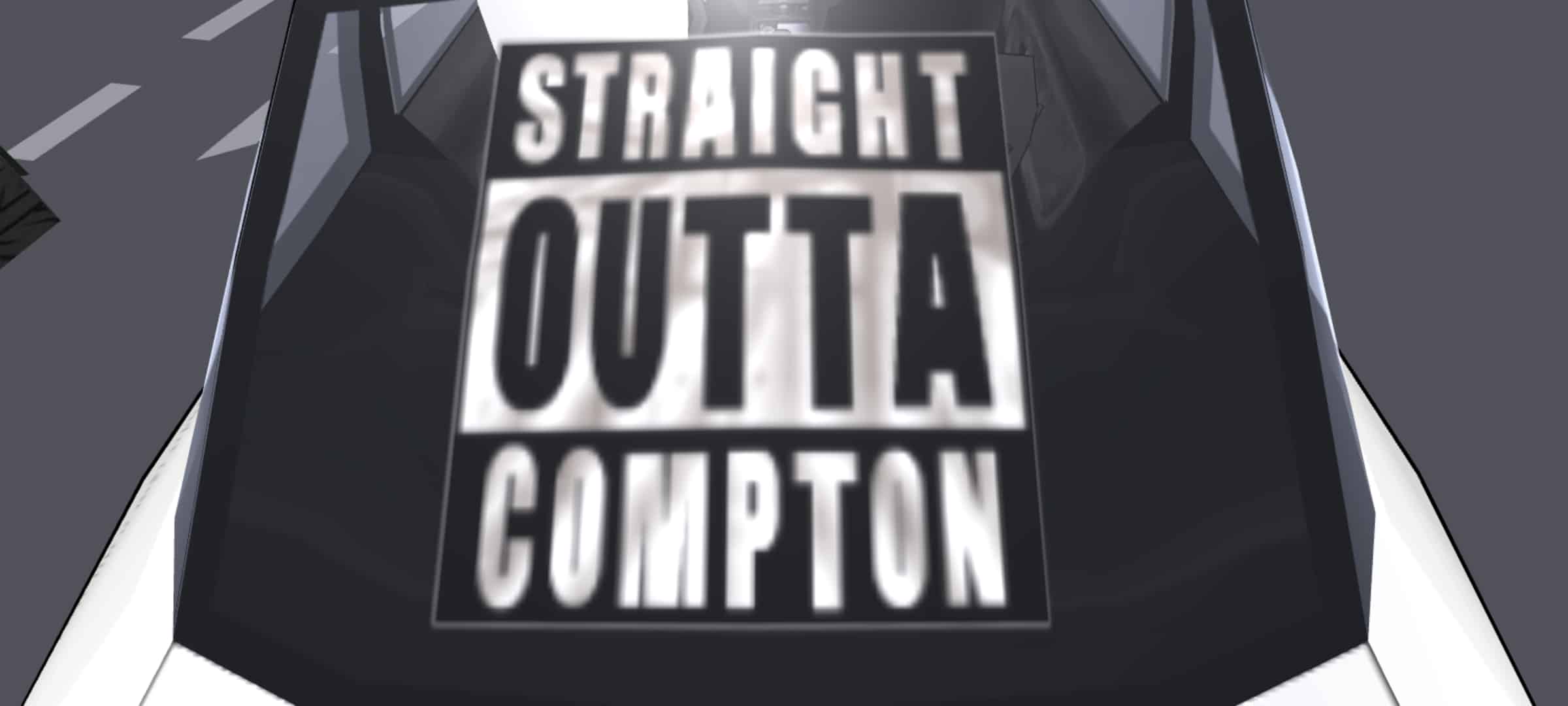 Straight Outta Compton Sticker - Image 1