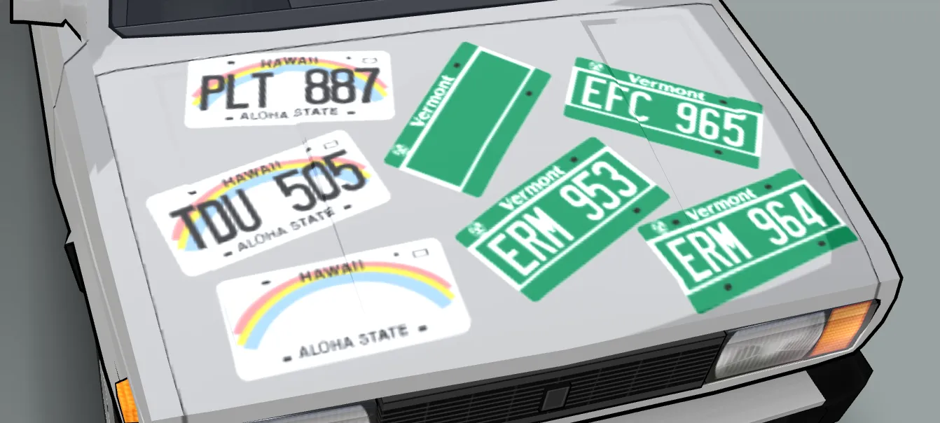 Hawaii & Vermont Plate Pack Livery - Image 1