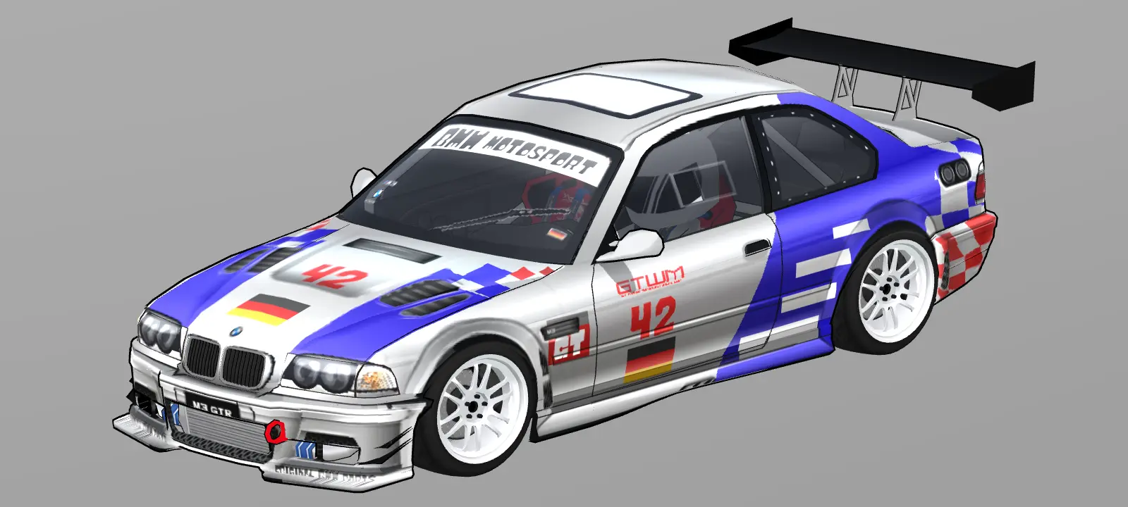 BMW M3 GTR (E46) BMW motosport Livery - screenshot 5