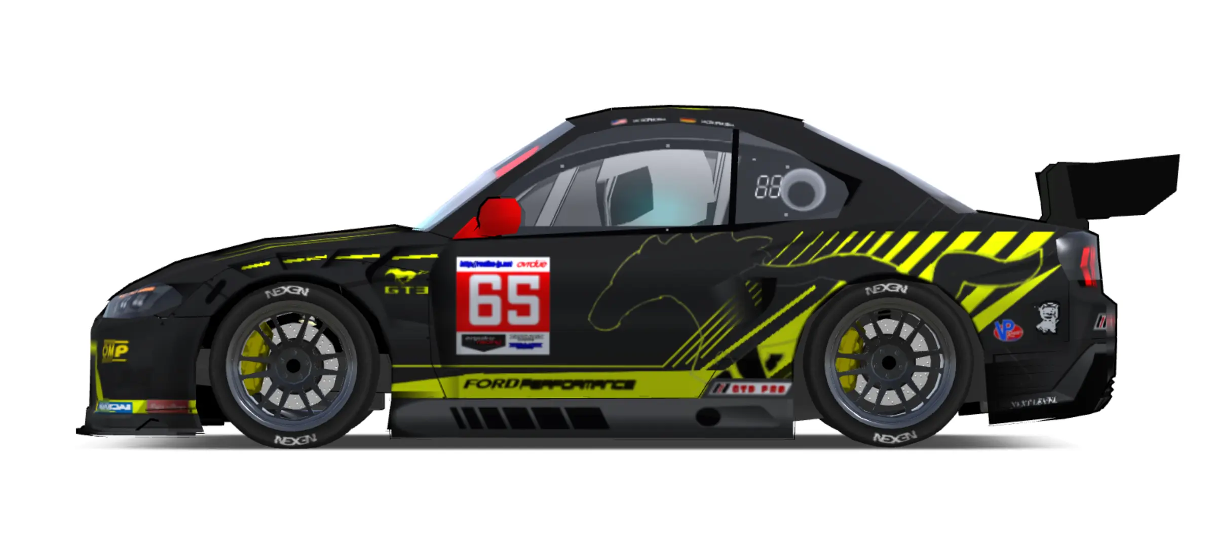 Ford Mustang GT3 "Liquid carbon" special livery - screenshot 3
