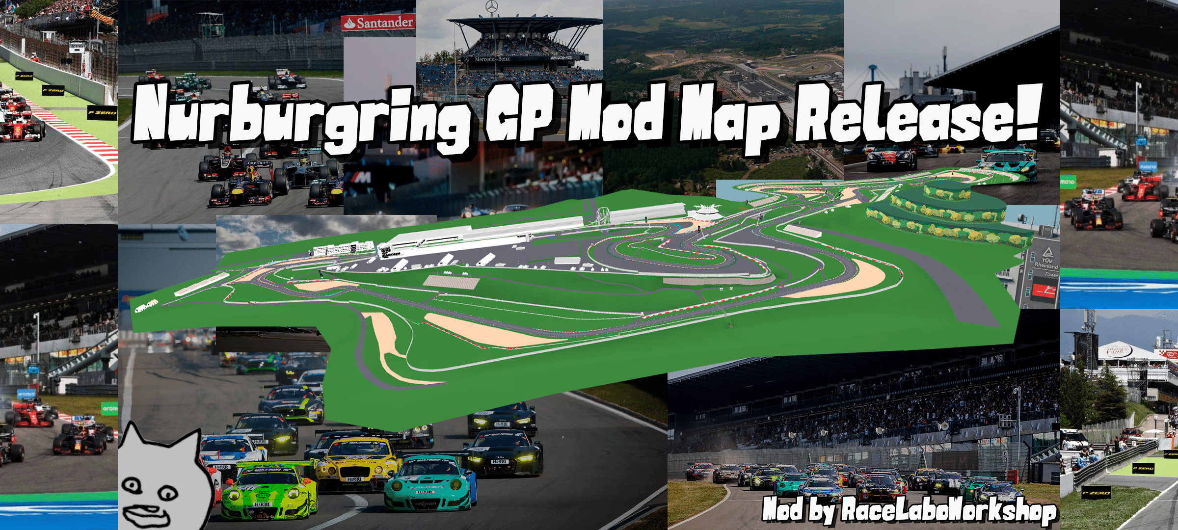 Nurburgring GP map mod 0.3.4 - Image 1