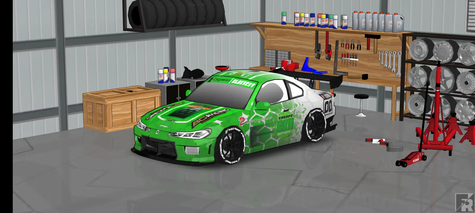 Bxkkon Coyote R EVO2 Vakio GT3, with a livery from Blokiest Racing (at GTFRL)