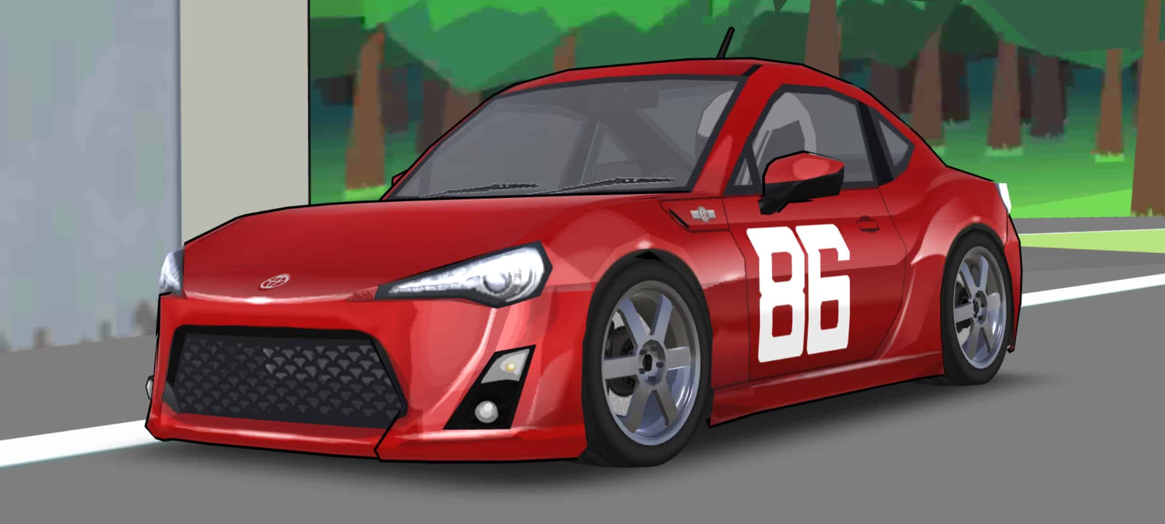Kanata Livington’s GT86 from MF Ghost Livery - Image 1