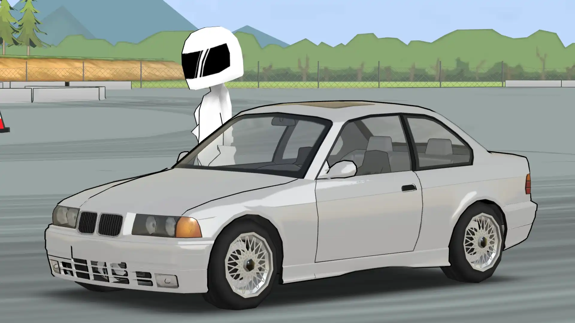 FR Legends E36 in-game