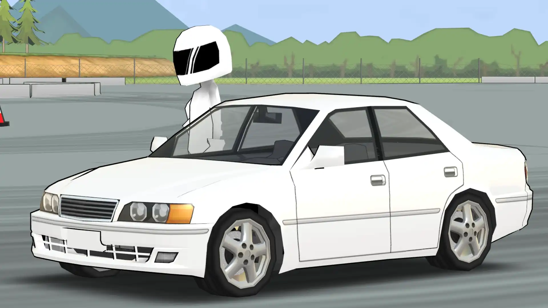 FR Legends JZX100CHASER in-game