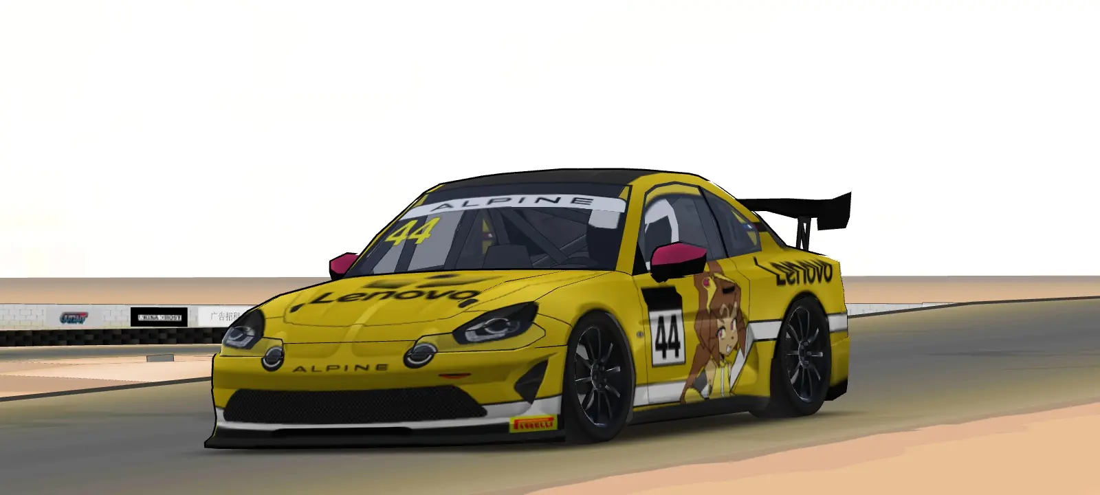 Alpine A110 GT4+ 2026 "Kit From Gameoverse Indie animation" itasha
