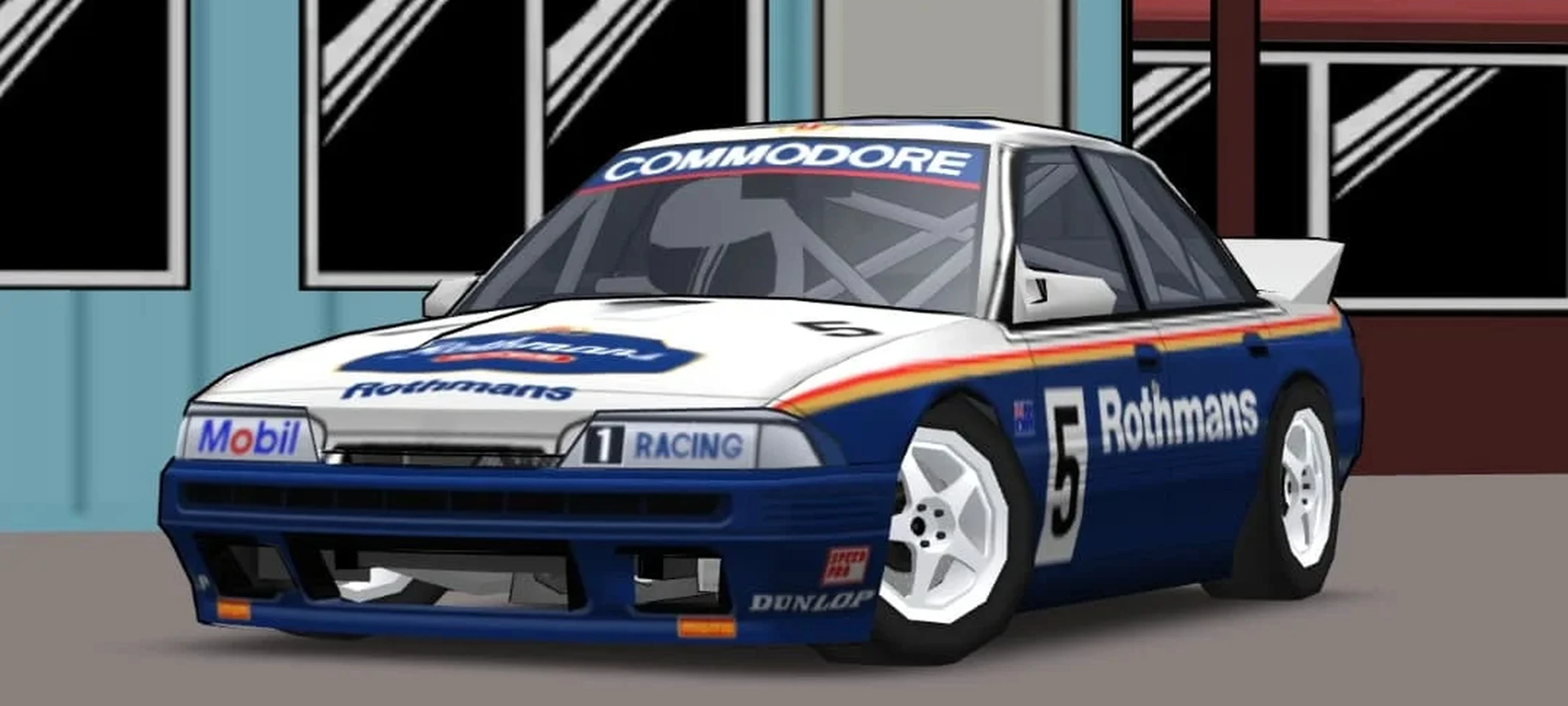 1987 Rothmans Holden Commodore VL Group A Livery - Image 1