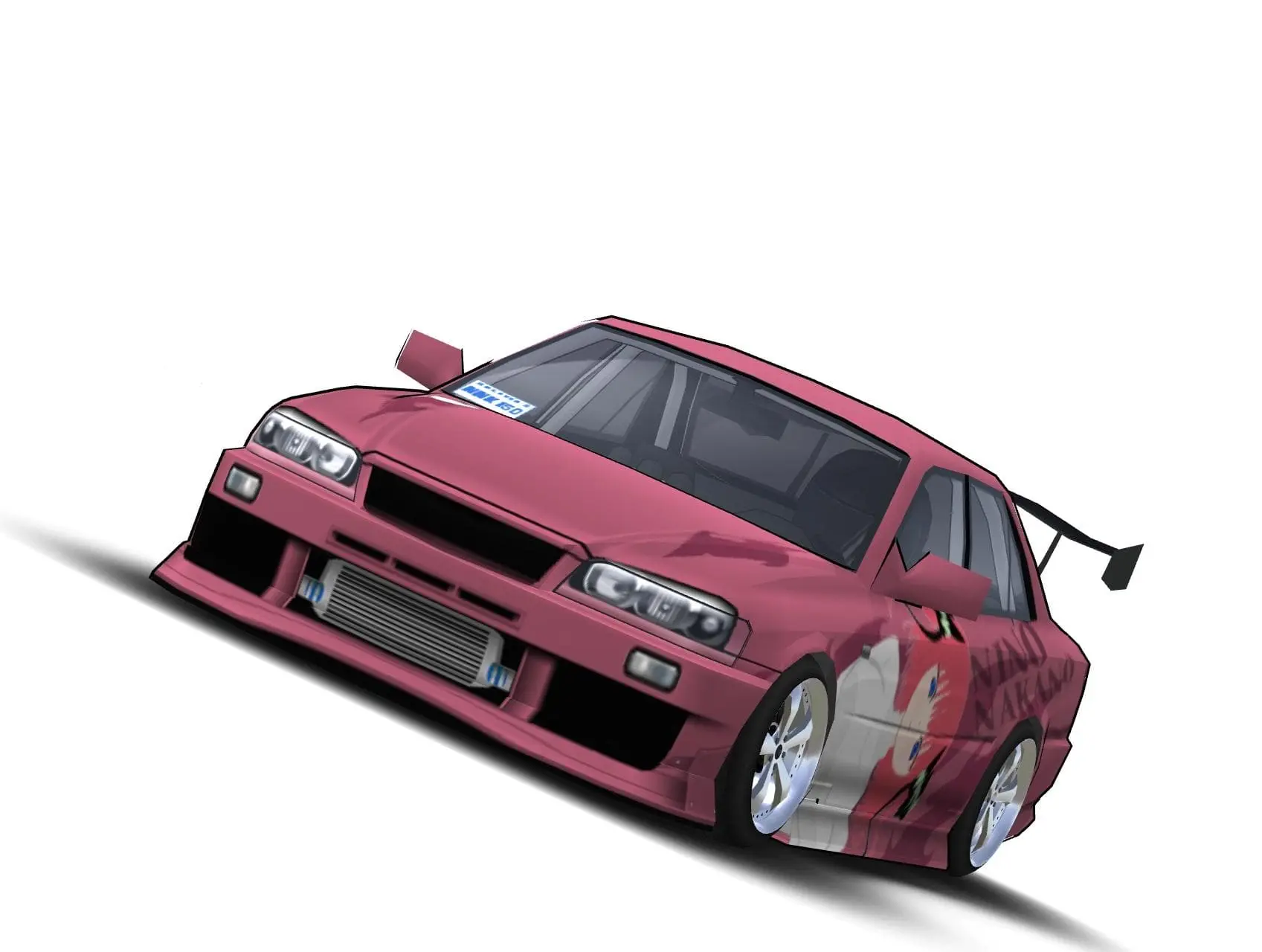 Nissan er34 itasha nino nakano - screenshot 2