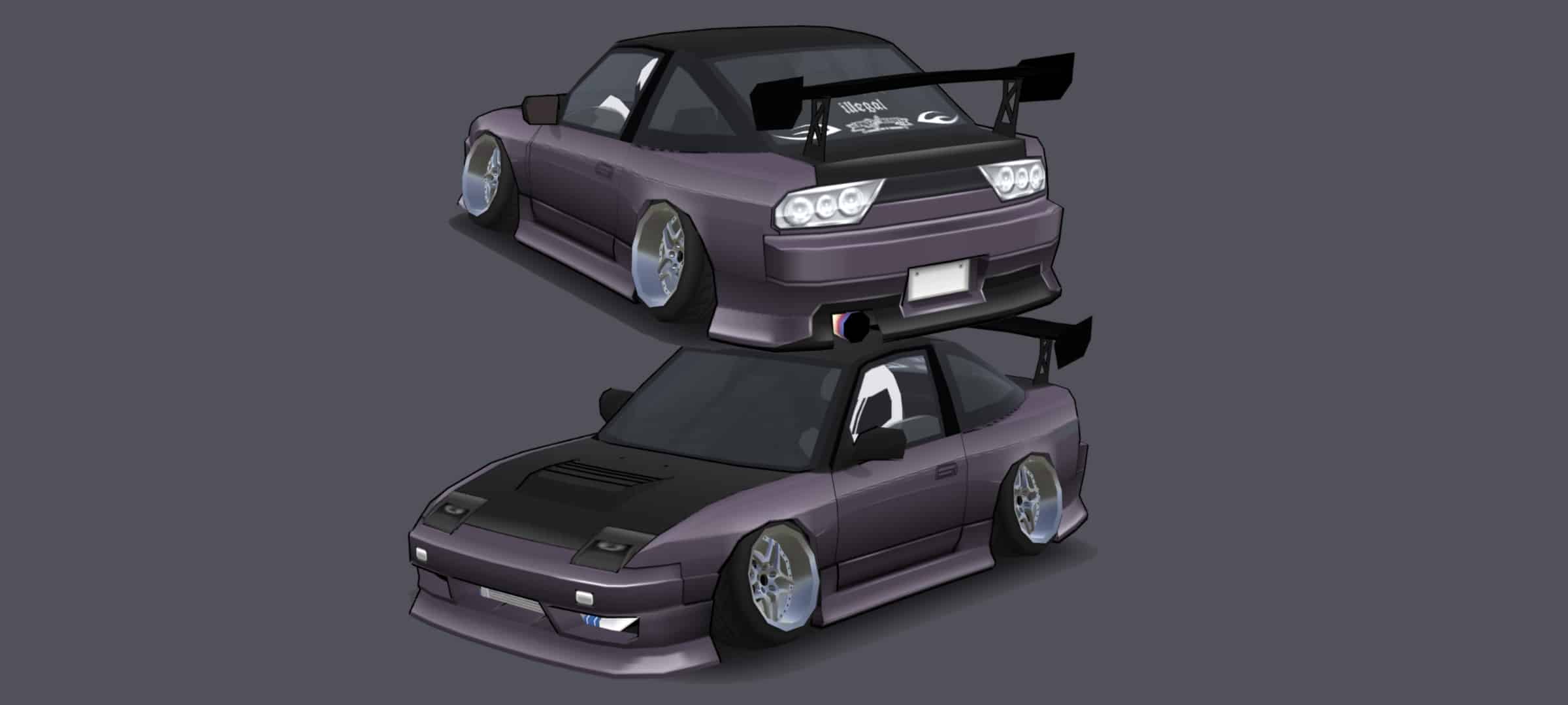 180SX Reshade (changeable color) Livery