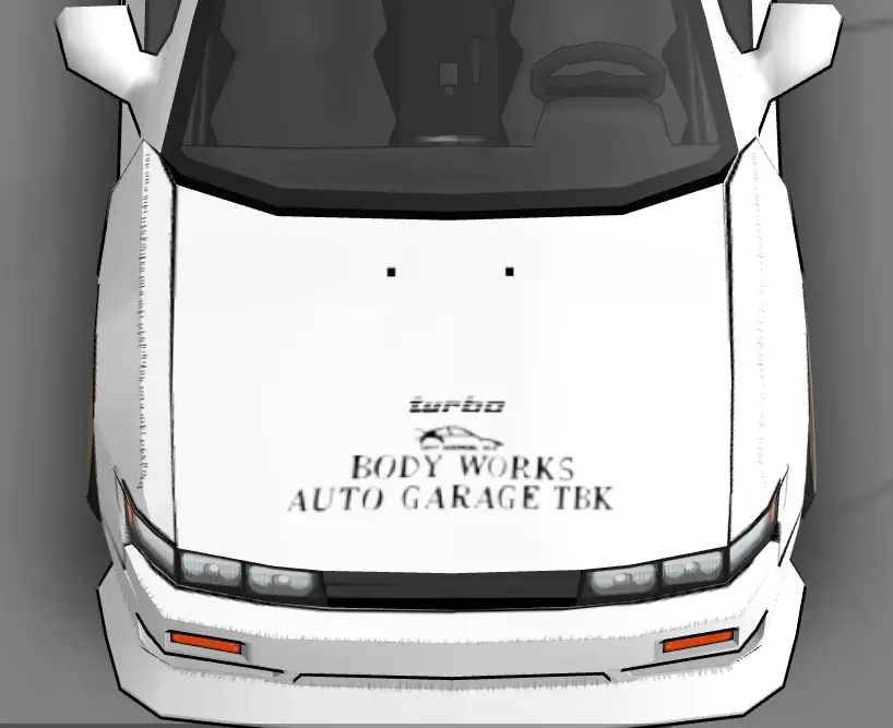 Auto garage TBK stickers livery