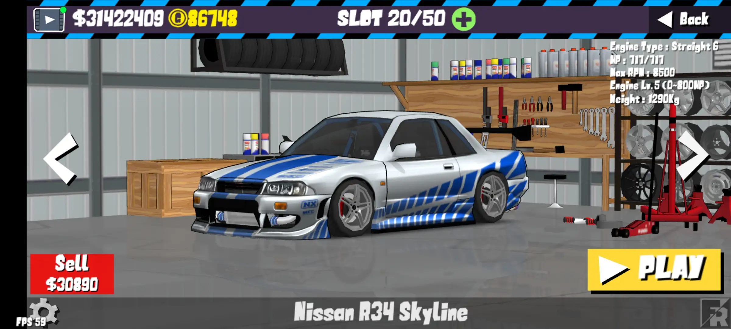 R34 from Fast and Furious.