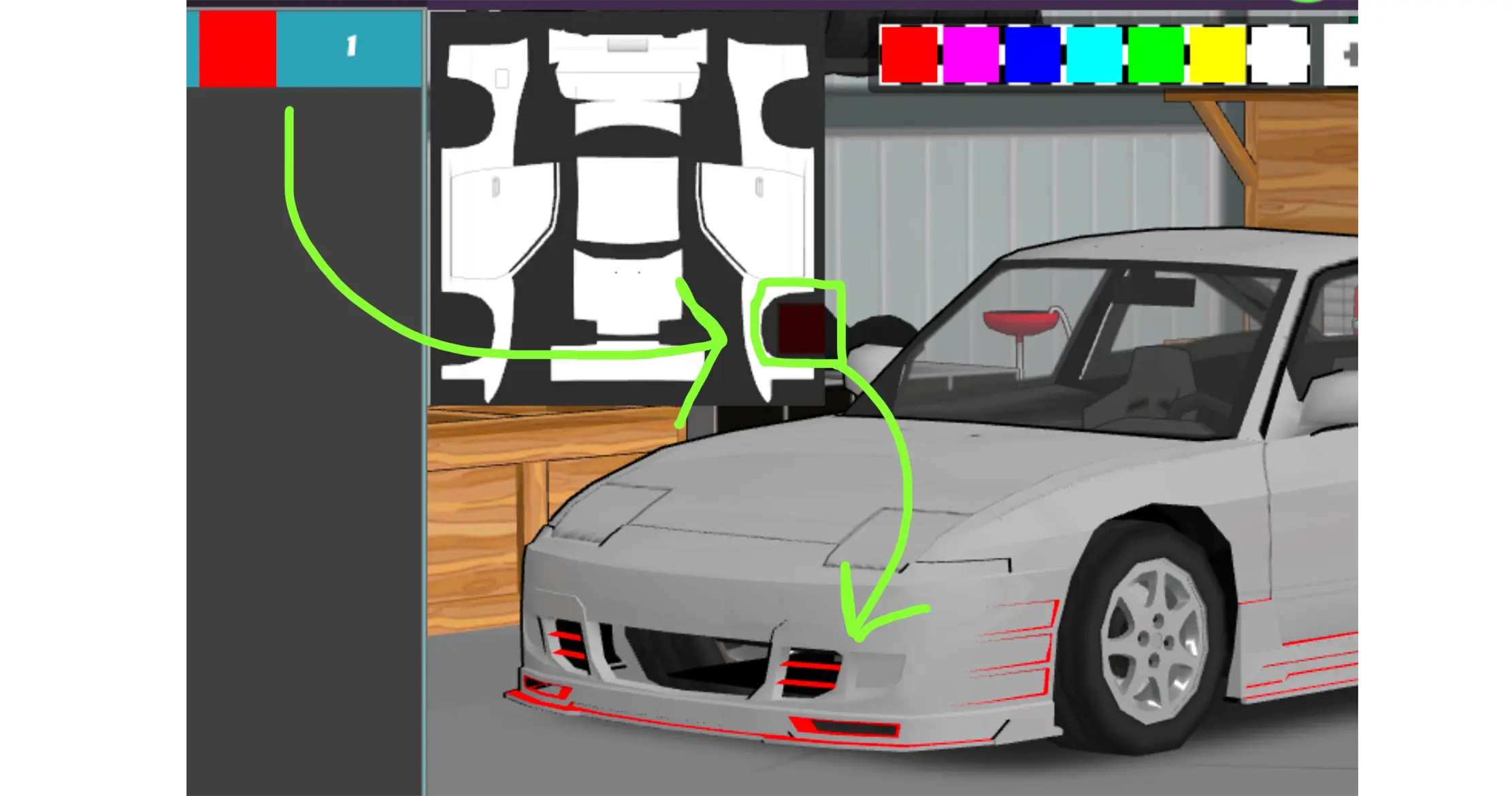 180SX 326power 3dstar bodykit mod 0.4.7 - screenshot 4