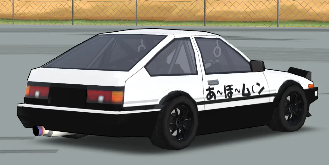 The Toyota AE86 from Initial D.