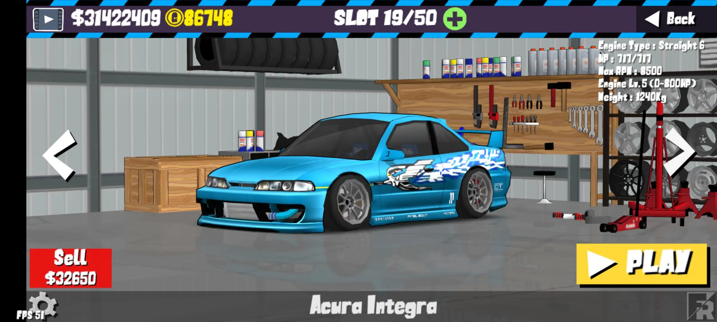 Integra from Fast and Furious.