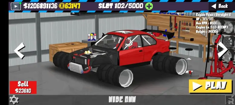 "Wide BMW"