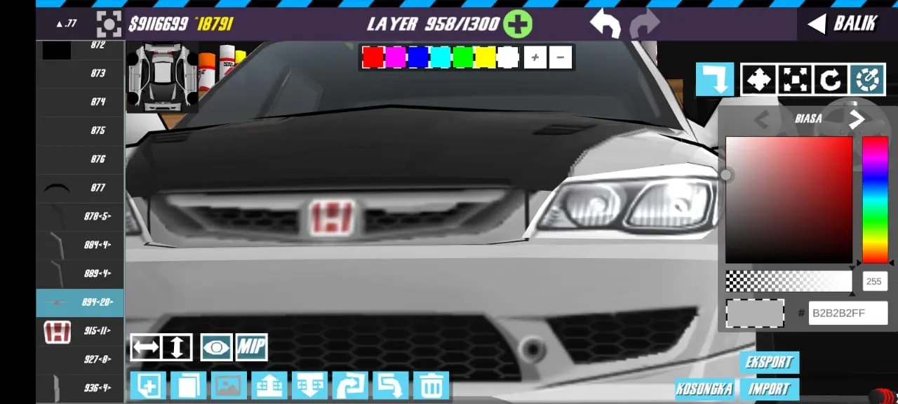 Honda Civic Fd Mugen R 2007 - screenshot 7
