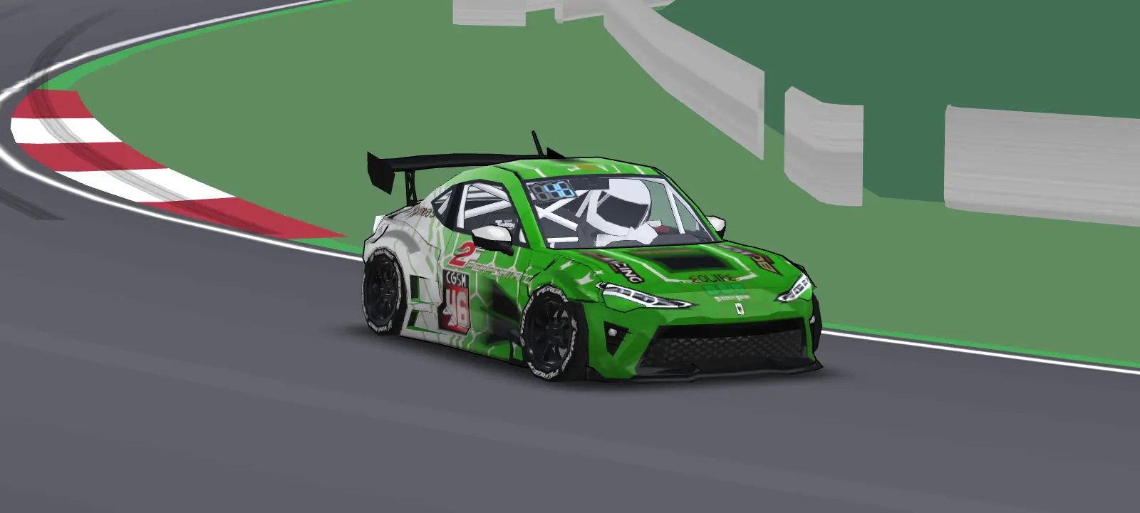 Bxkkon Coyote R EVO2 Kompakti GT3, with livery from Blokiest Racing (CGSM)