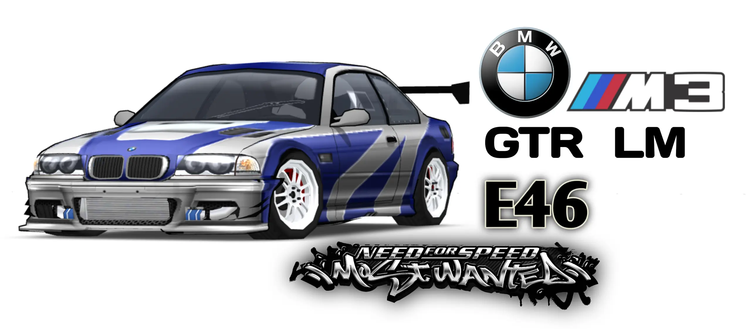 BMW M3 GTR LM (E46) (Need For Speed Most Wanted Version)  Livery - Image 1